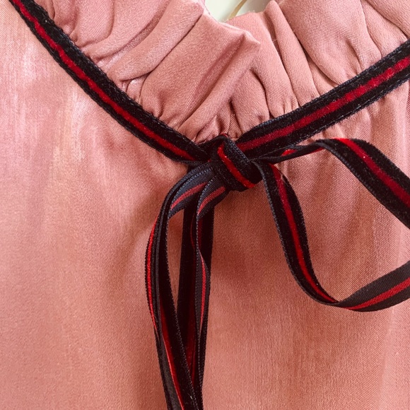 👏Big Sales👏Sofie Schnoor Tie Neck Blouse in Dusty Rose - Picture 5 of 5